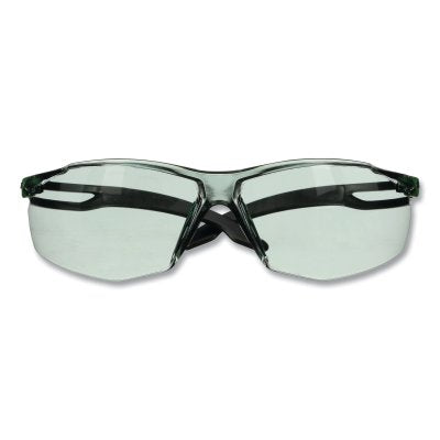 3M SF517AF-GRN SecureFit 500 Series Protective Eyewear, Black and Green, AF-AS Lens, IR 1.7