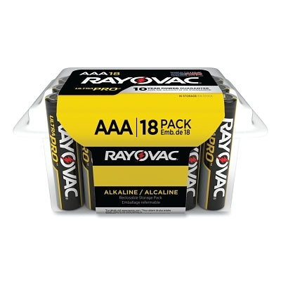 Ultra Pro Alkaline Battery, AAA, 1.5 V, Pack of 18