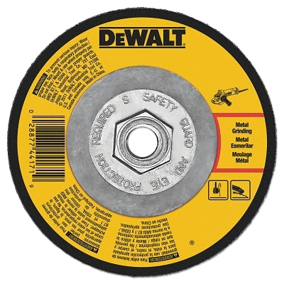Type 27 Depressed Center Wheel, 7 x 1/4 x 5/8 in-11, A24R Grit, Aluminum Oxide