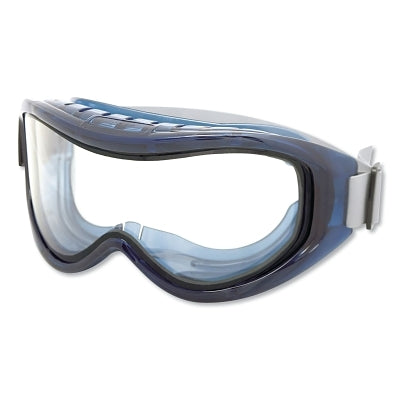 Odyssey II Series Chem Splash Dual-Lens Goggle, Clear Tint, Blue Fr, OTG, AF/HC