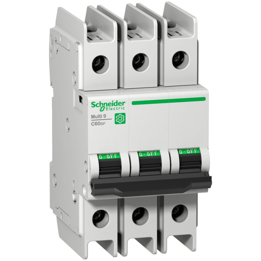 Multi 9 C60 sub BP /sub  Miniature Circuit Breaker, Tunnel Terminal Connection, 480Y/277V, 3-Pole, C-Curve, 4A