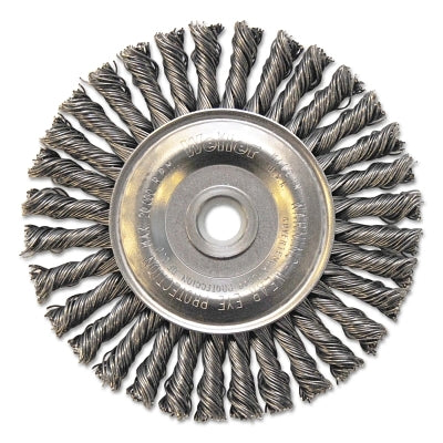 Roughneck Stringer Bead Wheel, 4 in D x 3/16 in W, .02 Steel, 1/2-3/8 Arbor