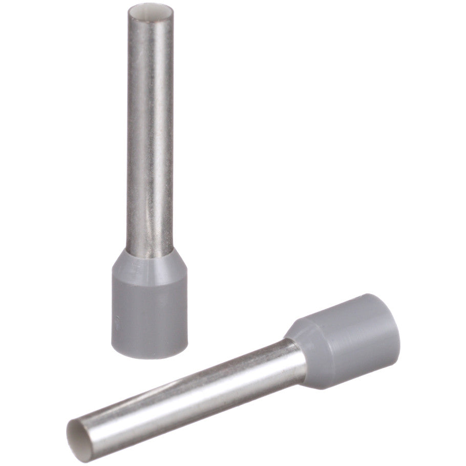 Vinyl Insulated Ferrule, Gray