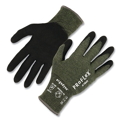 ProFlex Nitrile-Coated Cut-Resistant Gloves, 7042, 18 Gauge, A4 Cut Reistance, Heat Resistant, Medium, Green