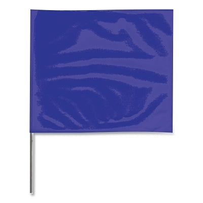 Stake Flag, 2 in x 3 in, 21 in H, Blue