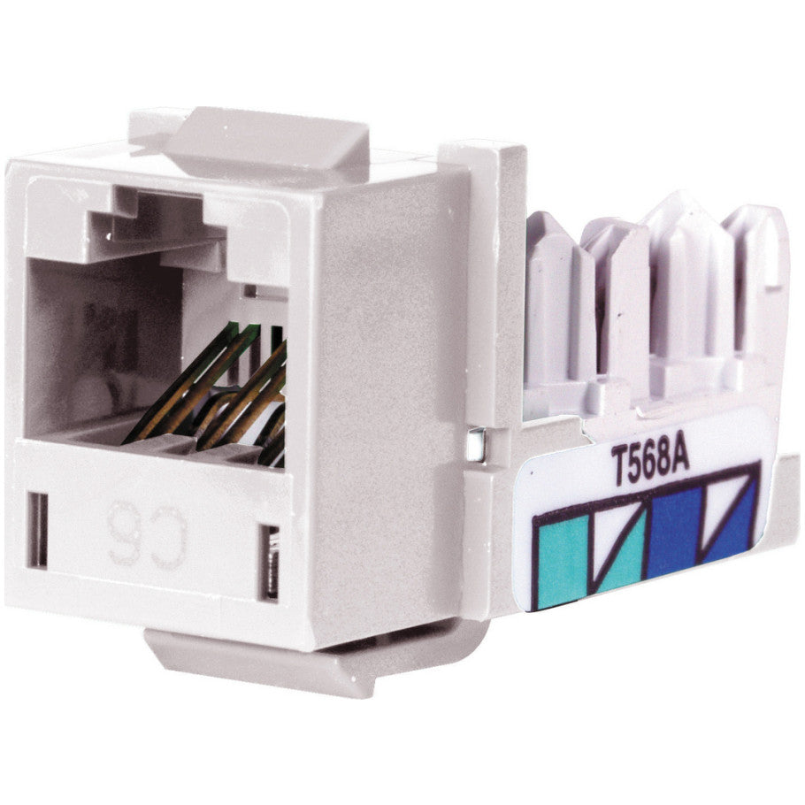 Xcelerator Cat 6 Keystone Jack, White