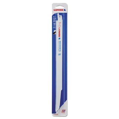 Metal Cutting Reciprocating Saw Blade, 12 in L x 3/4 in W x 0.035 in Thick, 18 TPI, 5 EA/PK