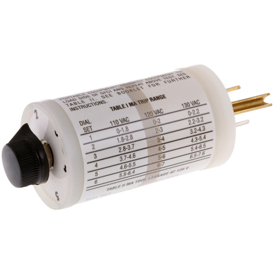Heavy Duty GFCI Tester, 20A, 120V AC, White