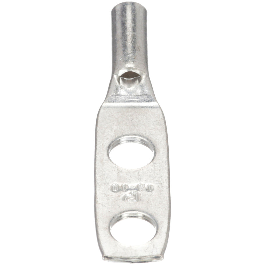Long Barrel Lug With Inspection Window, 2-Hole, 1 AWG, Pink,  4.59 in.
