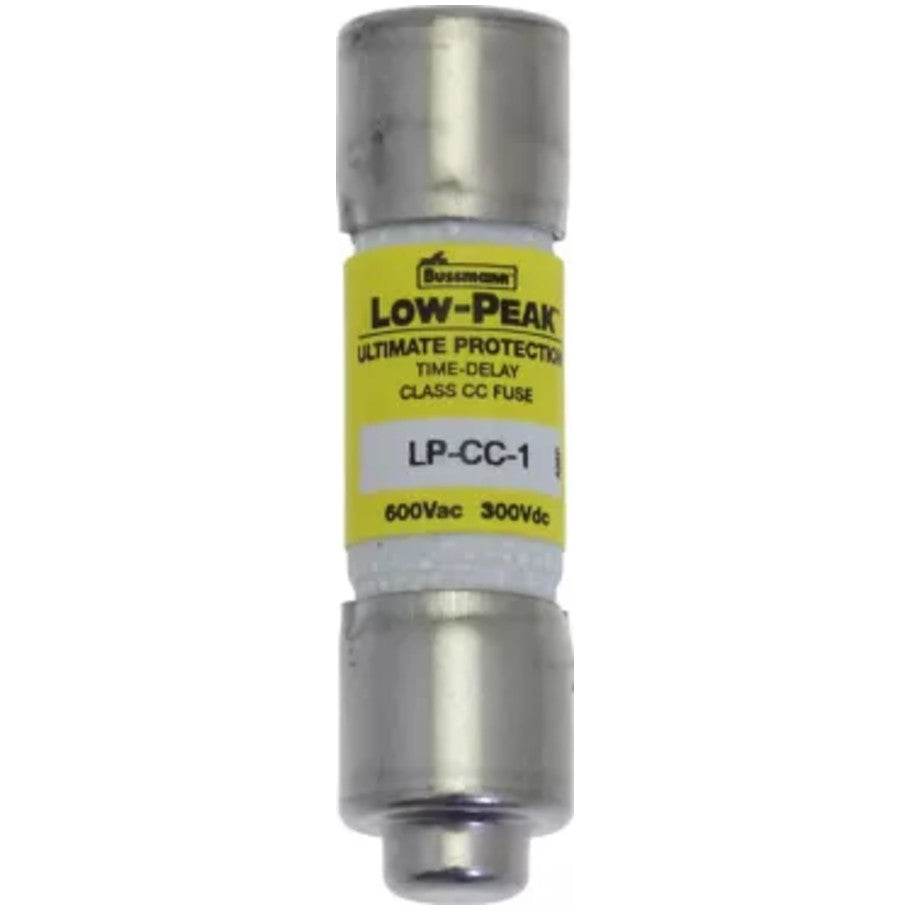 Low-Peak LP-CC Series Class CC Time Delay Fuse, Rejection, Current-Limiting, 1A, 600Vac/300Vdc, 13/32 x 1-1/2 in.