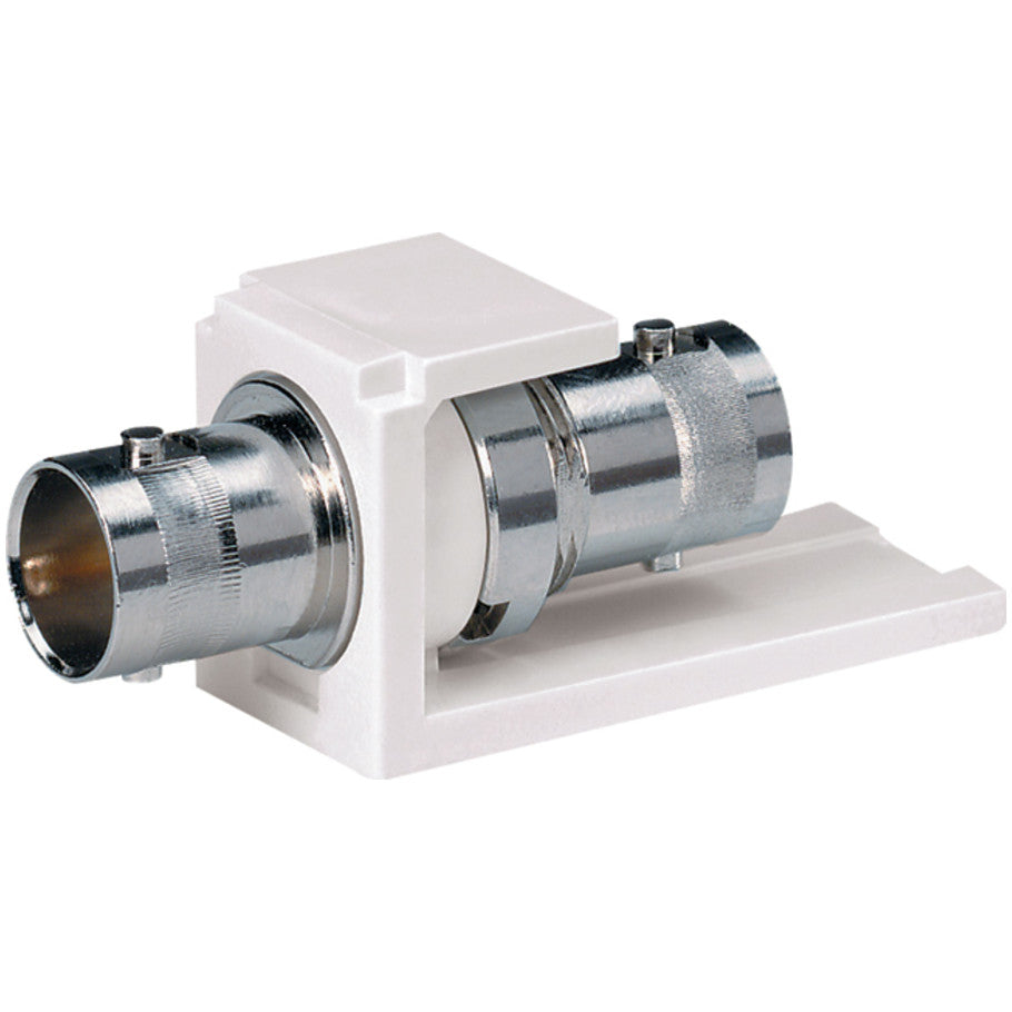 Mini-Com BNC Coax Coupler Module, Off White