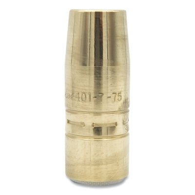 Air-Cooled Bore Nozzle, Standard-Duty, Slip-On, 3/4 in Bore, 1/8 in Recess, Tapered, Brass