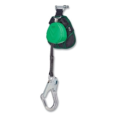 V-TEC EDGE Personal Fall Limiter, Single Leg, 8 ft, 310 lb Load Cap, Harness Locking Pin, AL36CL Snaphook Bottom Connector