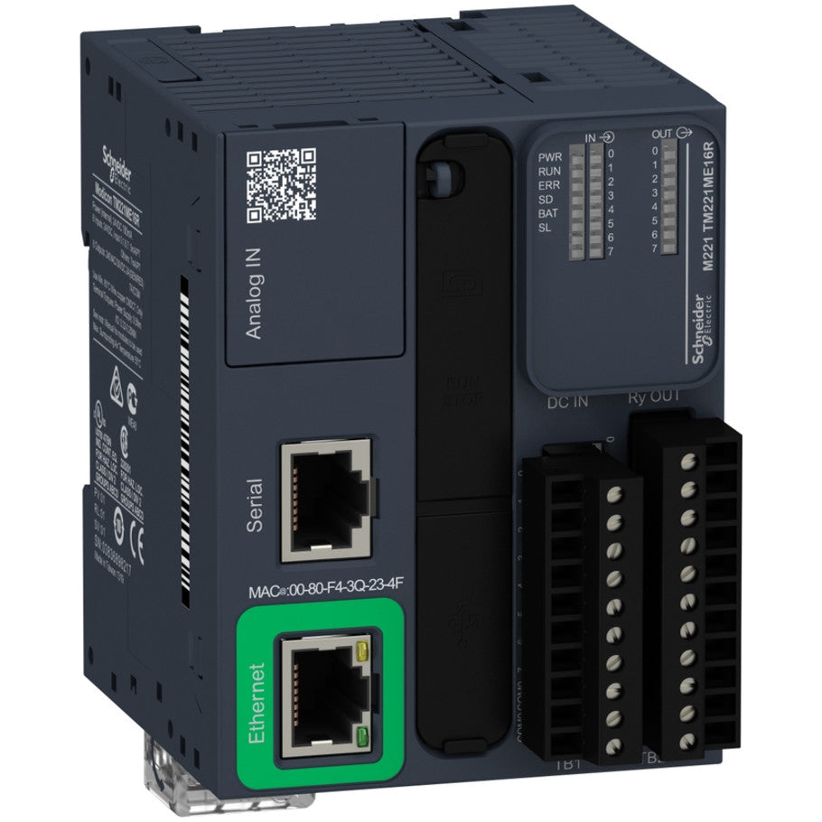 Controller M221 16 IO relay Ethernet