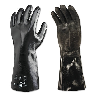 Neoprene Protective Gloves, Black, Smooth, Large