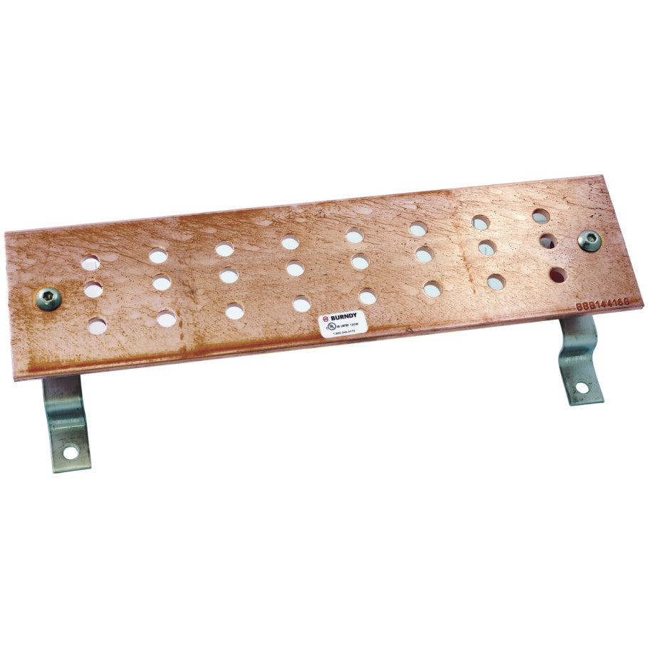 Busbar, 16 in. L, 24 Hole