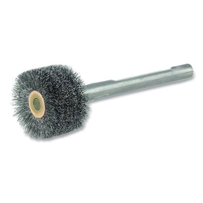 Bore-Rx Crimped Wire Brushing Tool, 1-1/2 in dia, 1 in Face Width, 0.006 in Wire, 8000 RPM
