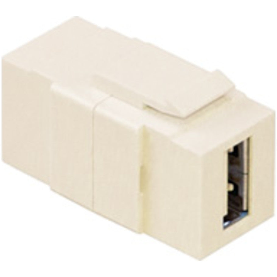 QuickPort USB Feedthrough Connector, Ivory