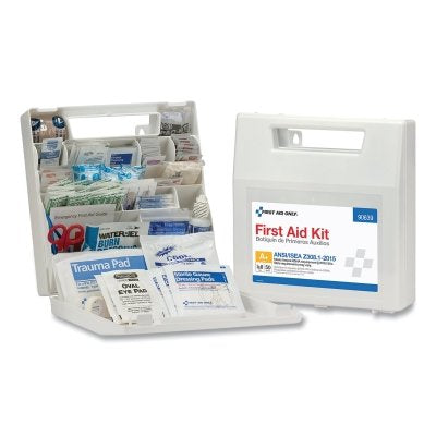 50 Person ANSI A+ Bulk First Aid Kit, Plastic Case