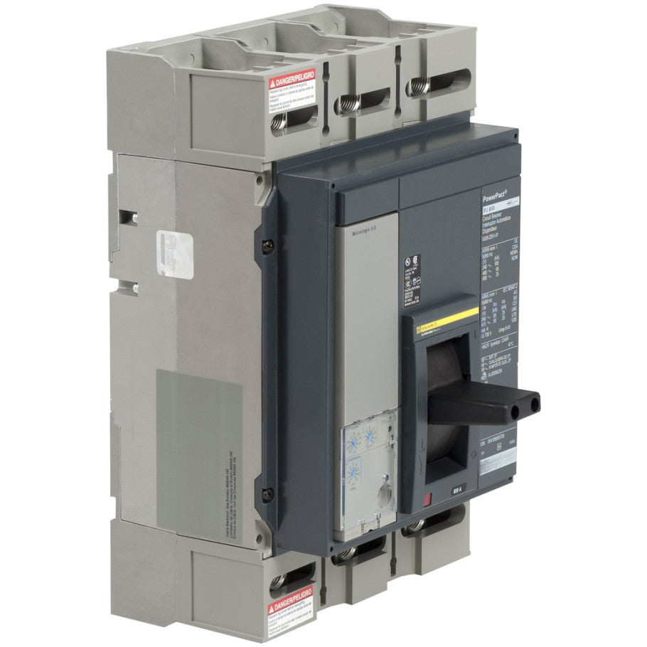 Molded Case Circuit Breaker, 800 A, 600 V, 3-Pole, Unit Mount, 18 kA