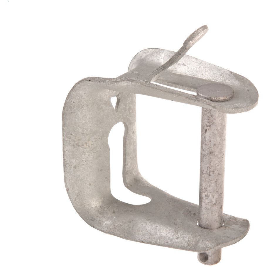 Clevis Insulated, Steel, 3 L x 3.25 in. H, Galvanized, ASTM A-153 Coating