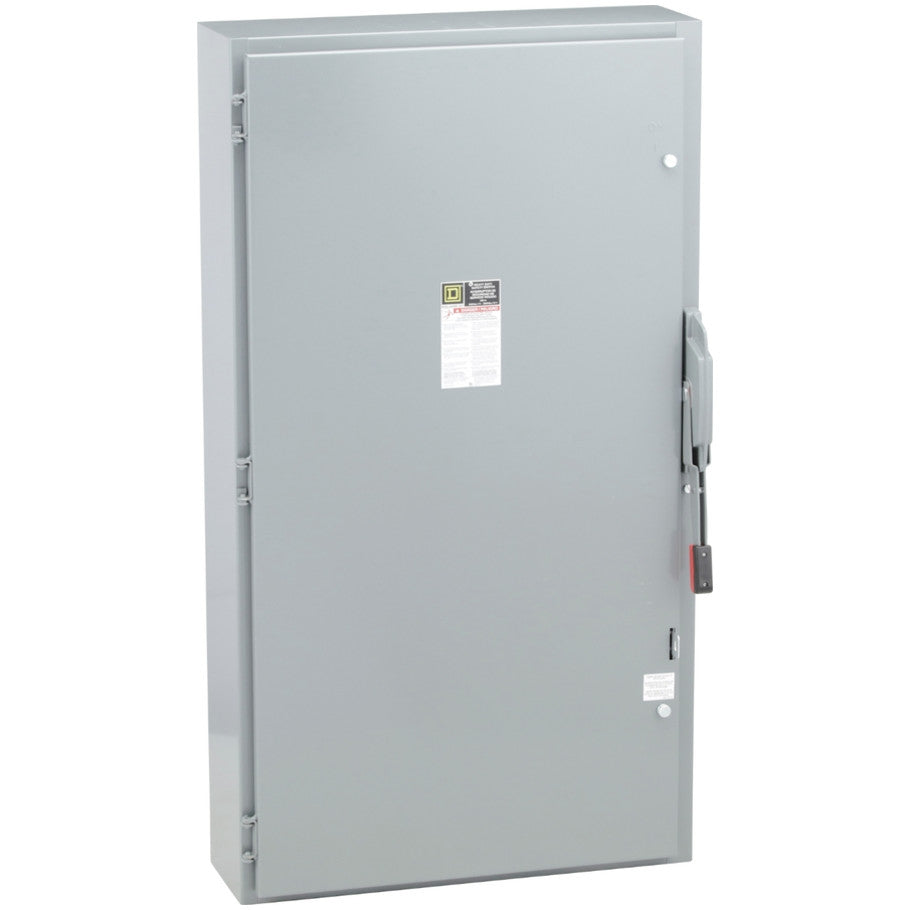 Heavy Duty Disconnect, Fusible, Single Throw, 400A 240VAC/250VDC, 3P4W