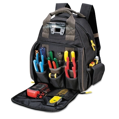 Tech Gear Lighted Backpack, 53 Compartments, 16 in X 13 in