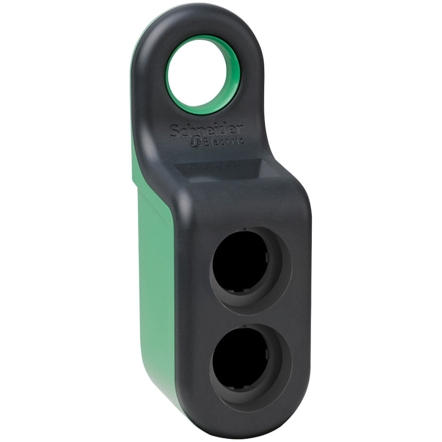 Pushbutton and Selector Switch Accessories, IEC 60529, IP65, Gray, Polycarbonate, 2 Hole