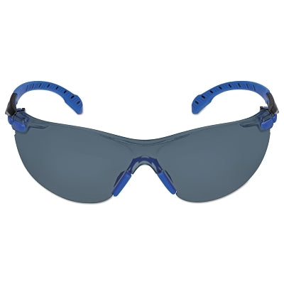 3M S1102SGAF Solus 1000-Series Kit, Gray Lens, Polycarbonate, Anti-Fog, Black/Blue, Frameless