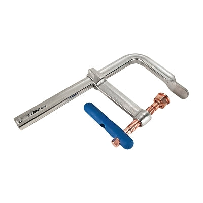 4800S Series Heavy-Duty Spark-Duty Copper-Plated F-Clamp, 18 in Opening, 7 in Throat Depth, 4,880 lb Load Cap