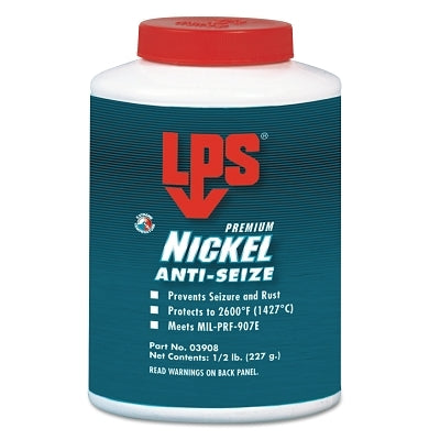 Nickel Anti-Seize Lubricant, 1/2 lb Brush Top Bottle