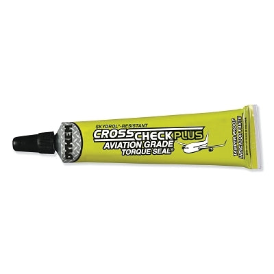 Cross Check Plus Aviation Grade Torque Seal Skydrol-Resistant, 1 oz Yellow Squeeze Tube, Opaque