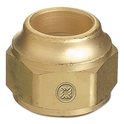 Torch Tip Nut Replacements, Brass, 7/8 in - 20, Hex, Female