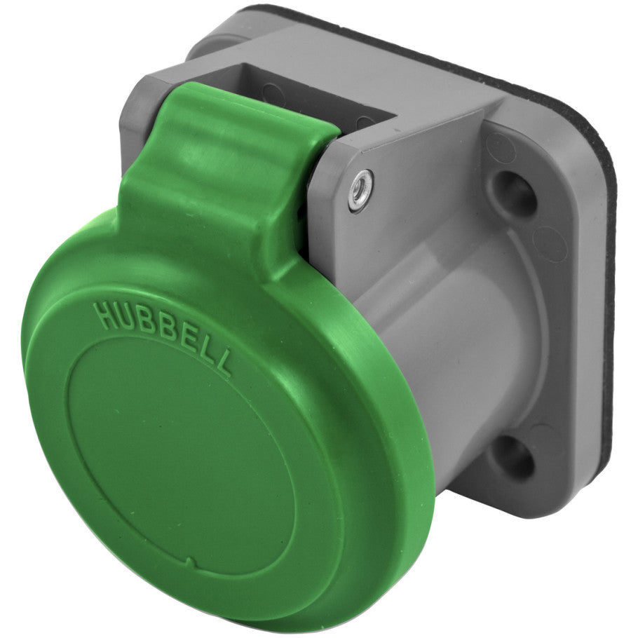 Non-Metallic Weatherproofing Cover, For Single Pole Devices, Green