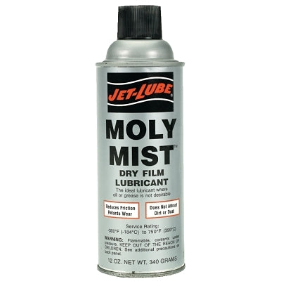 Moly-Mist Dry Film Lubricant, 12 oz Aerosol Can
