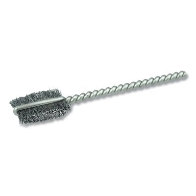 Burrite Power Tube Brush, 3/8 in dia, Stainless Steel, 2000 RPM