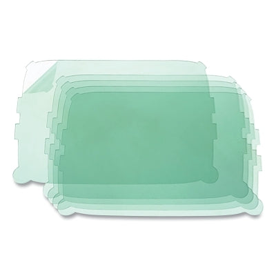 Cover Lens, Outside, 100 mm W x 158.2 mm L x 1.2 mm, Polycarbonate, Clear, 5 EA/PK