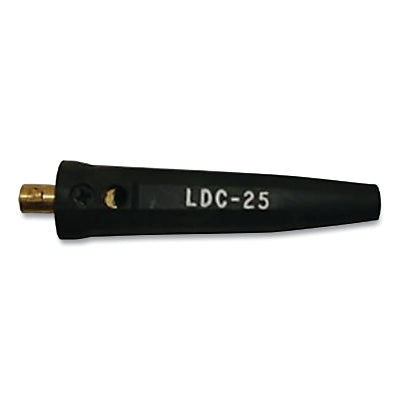International DINSE Type Cable Connector, Male Connection, 8 thru 4, Single Oval thru Point, 150 Amp