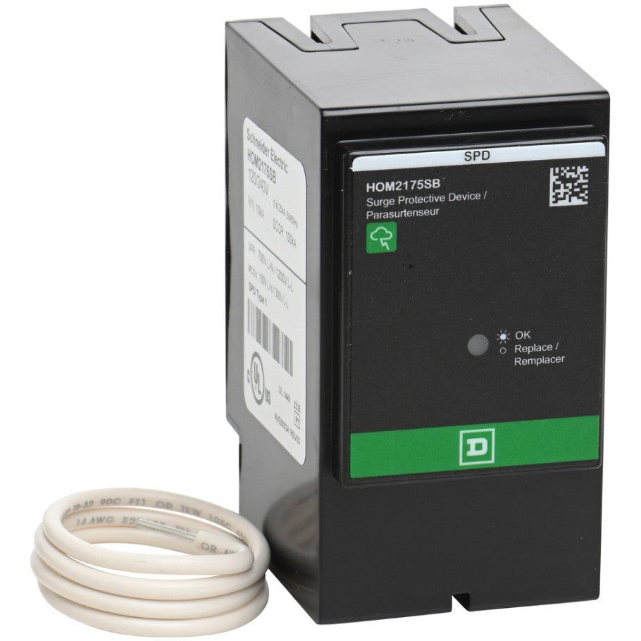 Surge protection device, Surgebreaker, 25kA, 120/240VAC, 1 phase, 3 wire, SPD type 1