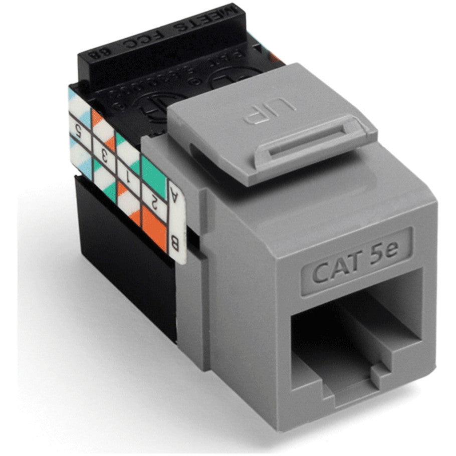 GIGAMAX Cat 5e QUICKPORT Jack, Gray