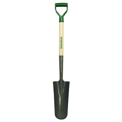 Drain Spade, 14 in L x 5.25 in W Blade, 27 in Hardwood Poly D-Grip Handle