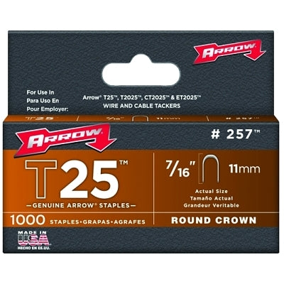 25716 T25 STAPLES 7/16"1000/PK