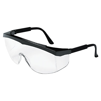 S21 Series Protective Eyewear, Clear Lens, Anti-Fog, Chrome Frame, Metal