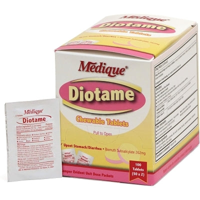 Diotame Chewable Tablet, For Diarrhea and Constipation