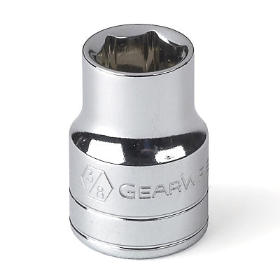 Surface Drive 6 Point Standard SAE Sockets, 1/2 in Dr, 13/16 in Opening