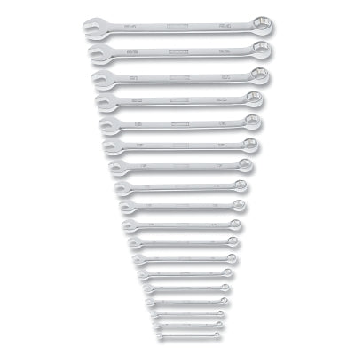TOUGHSERIES Combination Wrench Set, 18 Pc, Metric, Roll Pouch