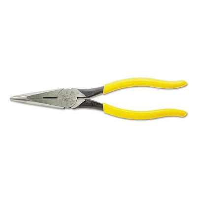 Heavy-Duty Long Nose Pliers, Induction Hardened Steel, 8.41 in OAL