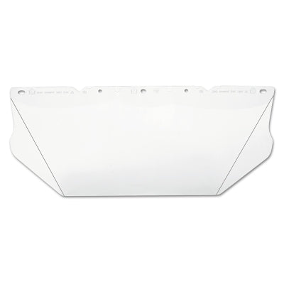 V-Gard Accessory System General Purpose Visor, Anti-Fog, Anti-Scratch, Clear, 17 in L x 8 in H