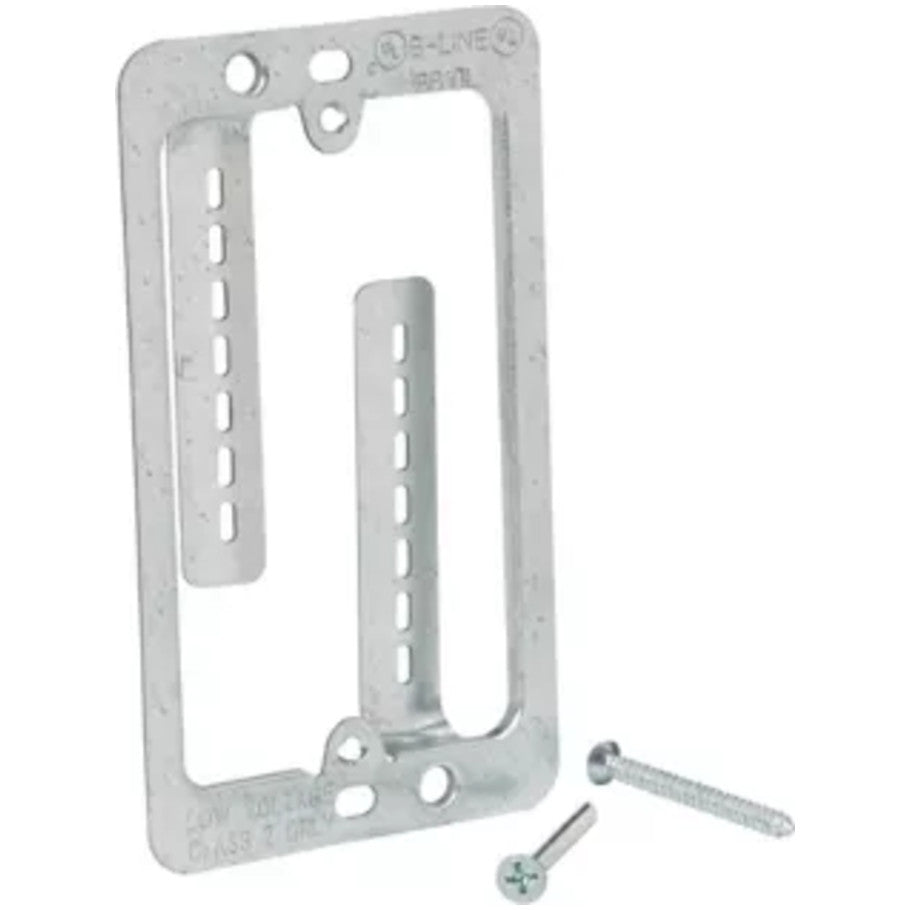 Pre-Galvanized Steel Low-Voltage Cover Plate Mounting Bracket