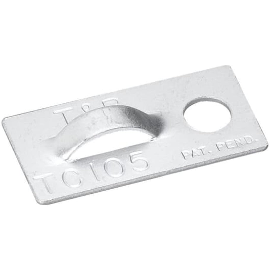 Cable Tie Mounting Plate, 1.00 L x 0.519 W x 0.149 in. H, Aluminum (1000)
